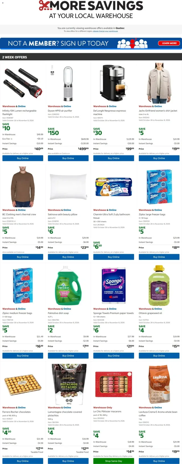 Costco – Costco Flyer (26.10.2026 – 08.11.2026)