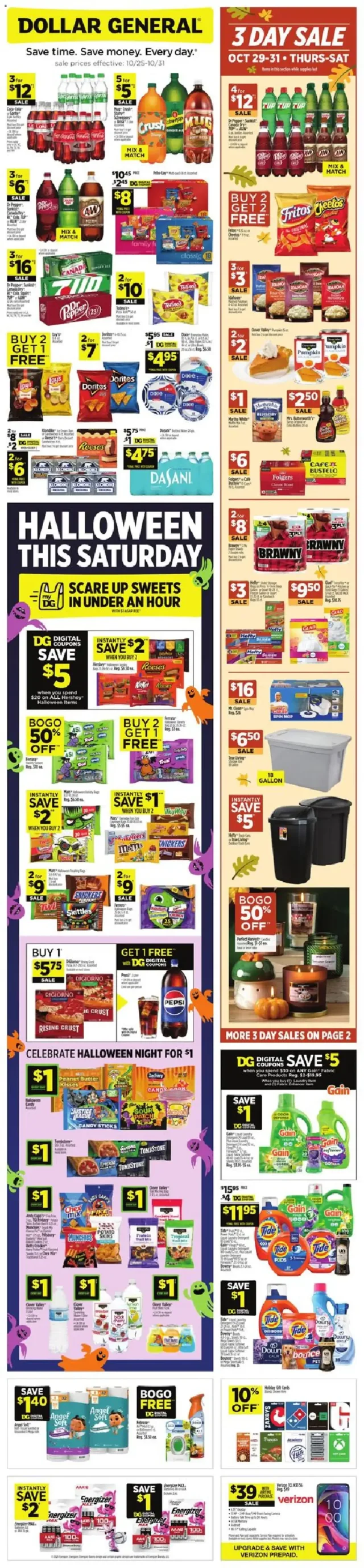 Dollar General – Dollar General Weekly Ad (25.10.2026 – 31.10.2026)