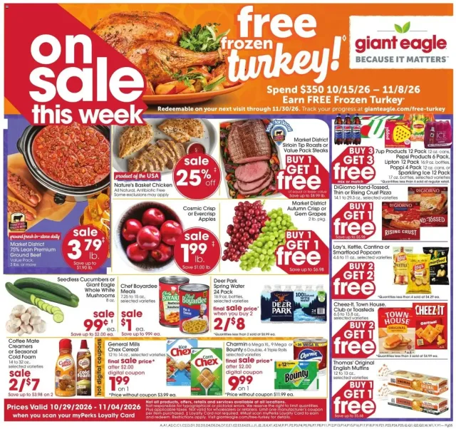 Giant Eagle – Giant Eagle Weekly Ad (29.10.2026 – 04.11.2026)