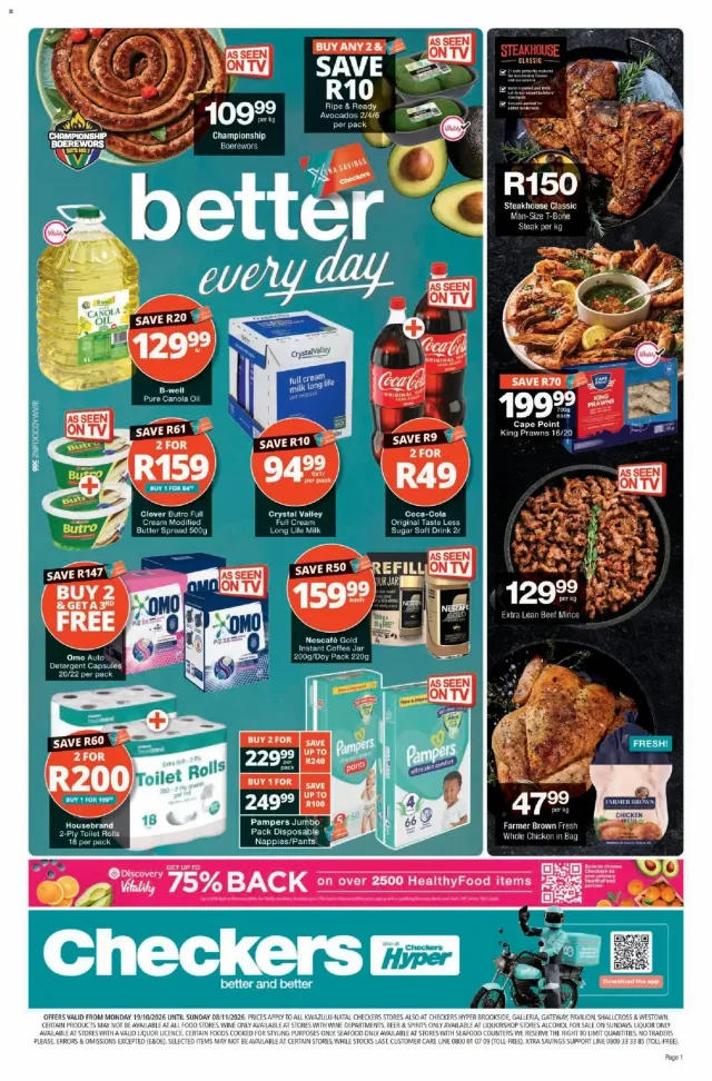 Checkers – Checkers Flyer (19.10.2026 – 08.11.2026)