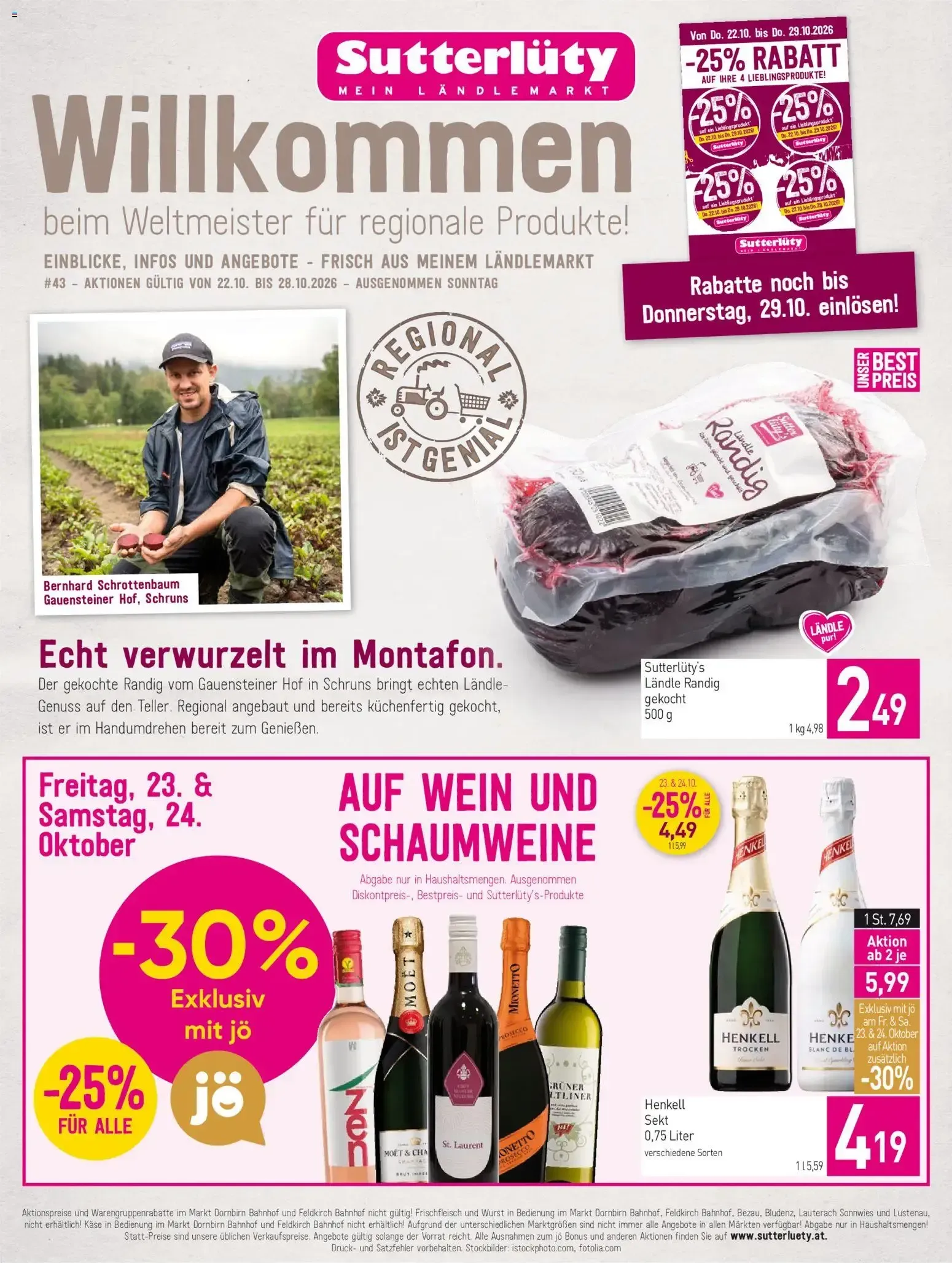 Sutterlüty – Sutterlüty Flugblatt (22.10.2026 – 28.10.2026)