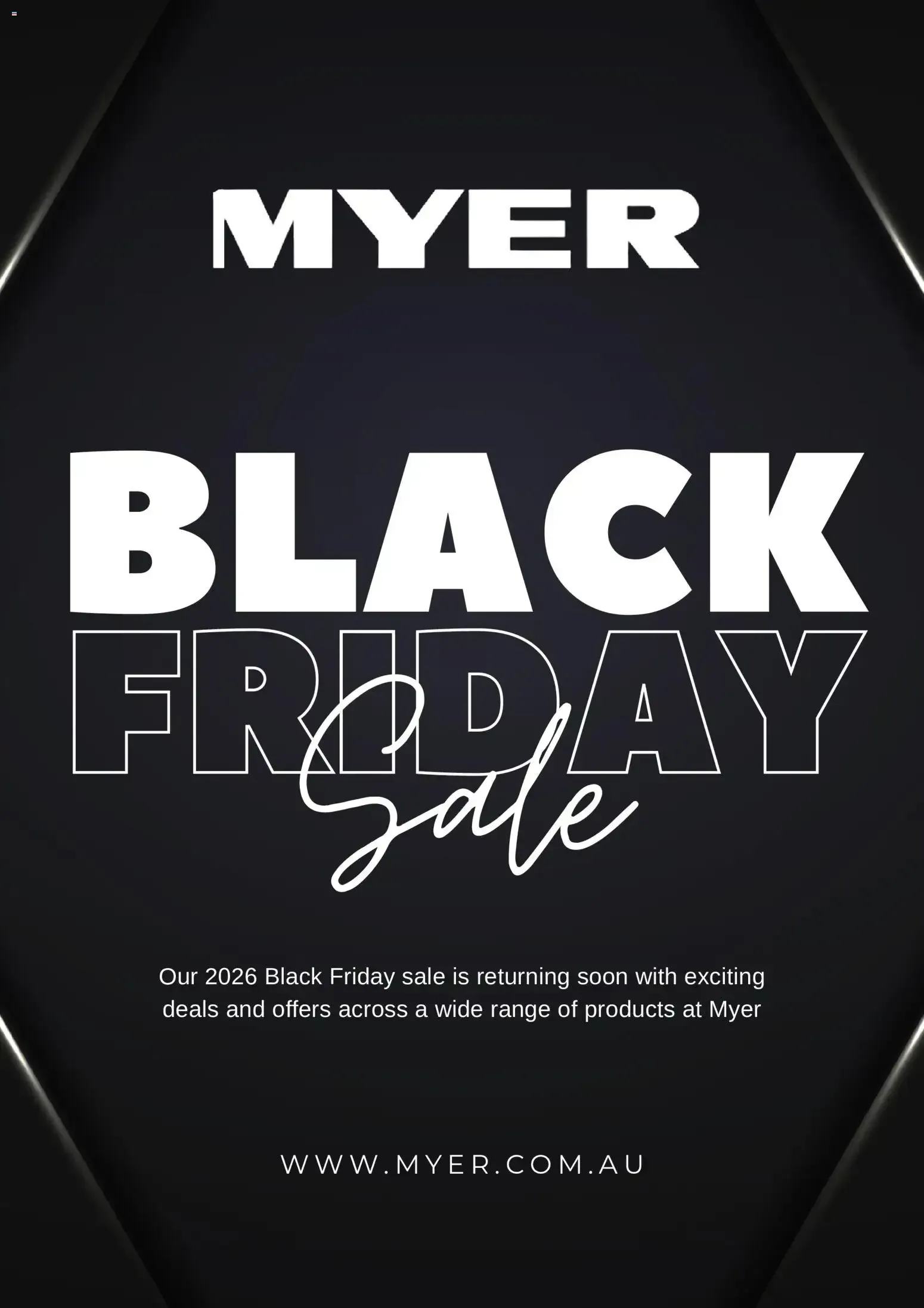 Myer – Myer Catalogue (19.10.2026 – 27.11.2026)