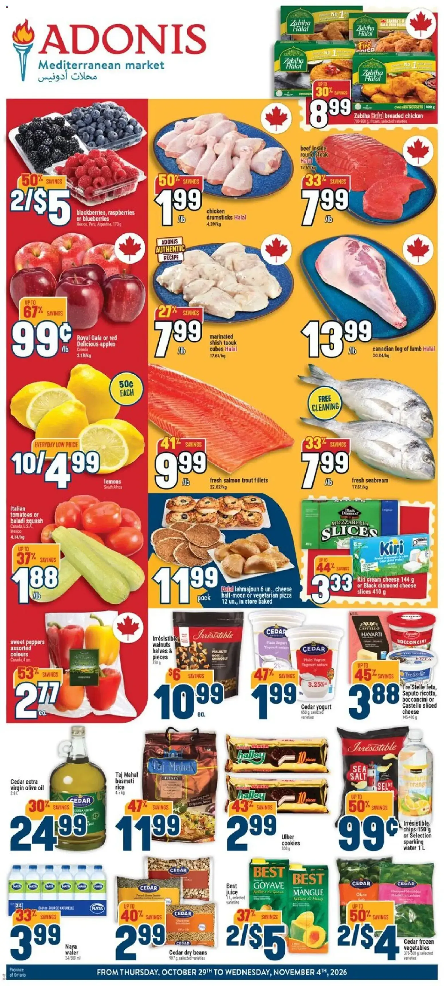 Adonis – Adonis Flyer (29.10.2026 – 04.11.2026)