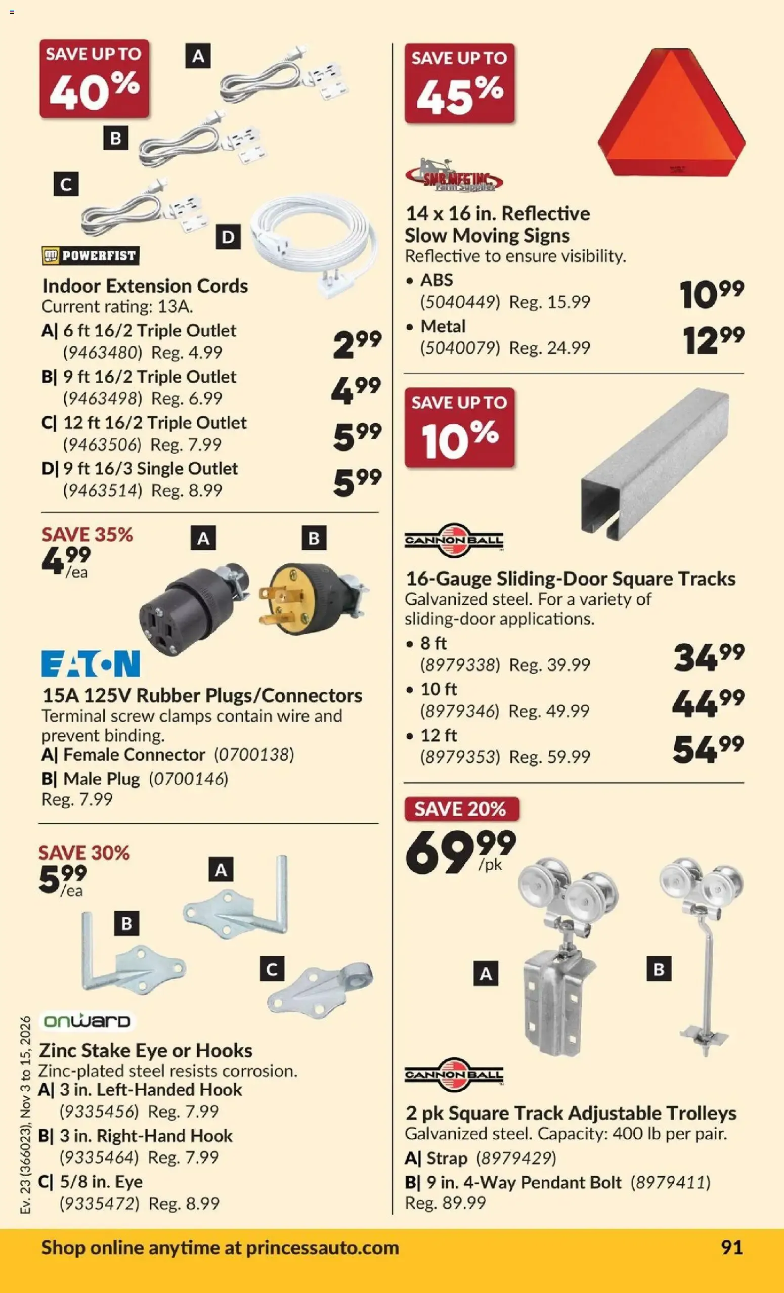 Princess Auto – Princess Auto Flyer (02.11.2026 – 15.11.2026) – Page 100