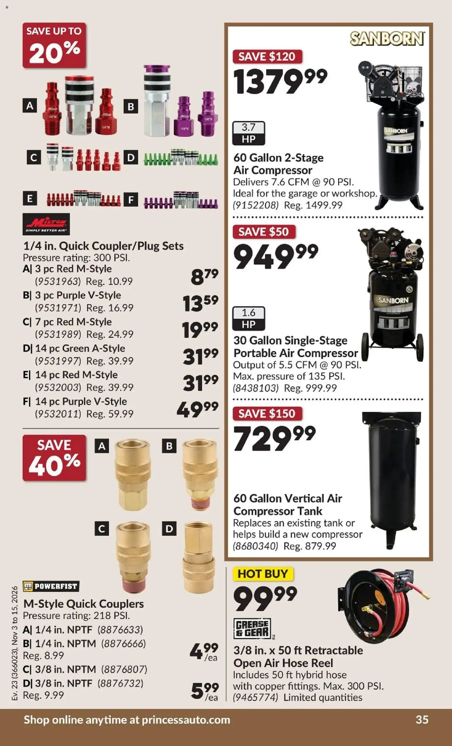 Princess Auto – Princess Auto Flyer (02.11.2026 – 15.11.2026) – Page 43