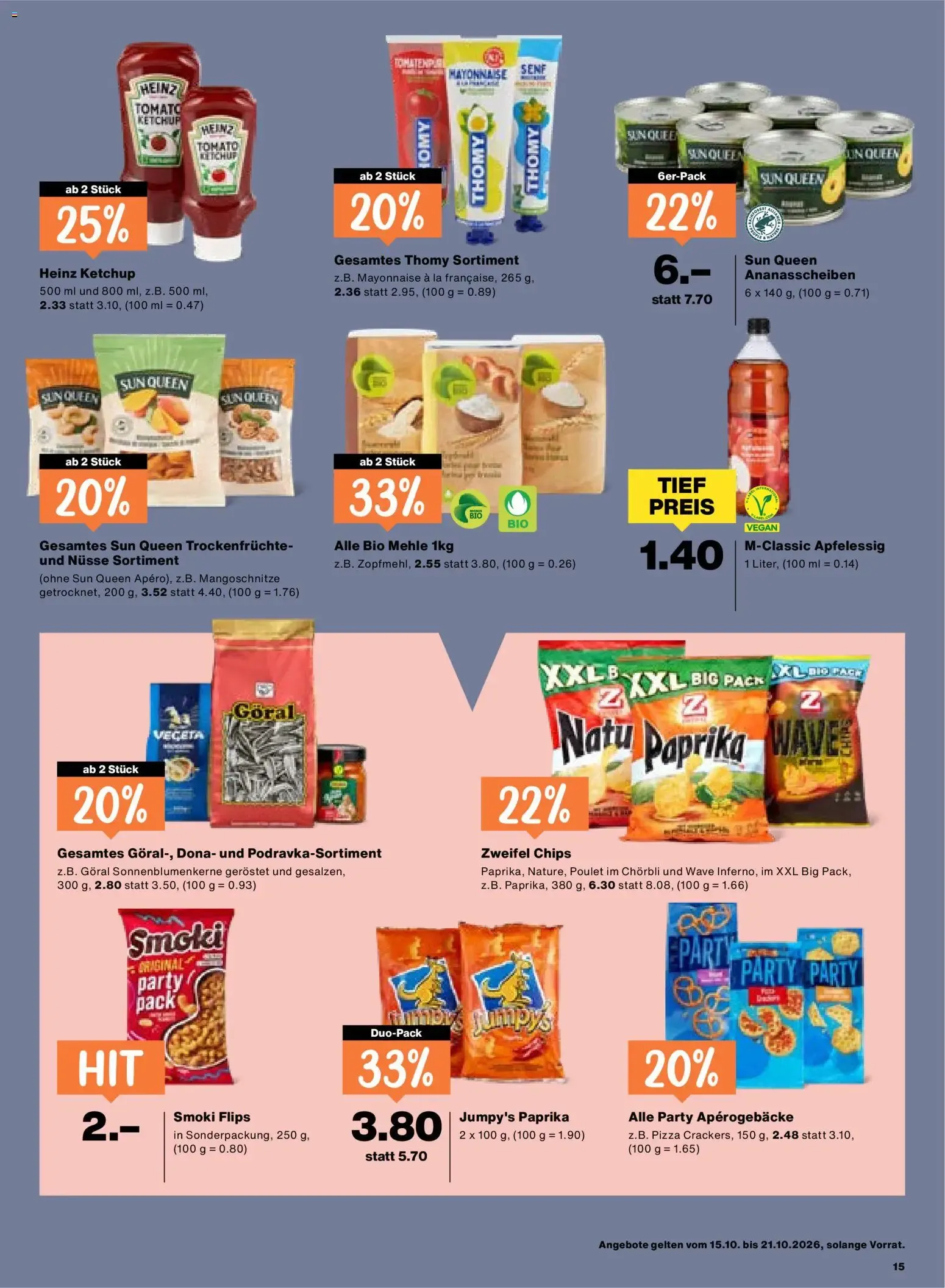 Migros – Migros Prospekt (15.10.2026 – 21.10.2026) – Seite 15