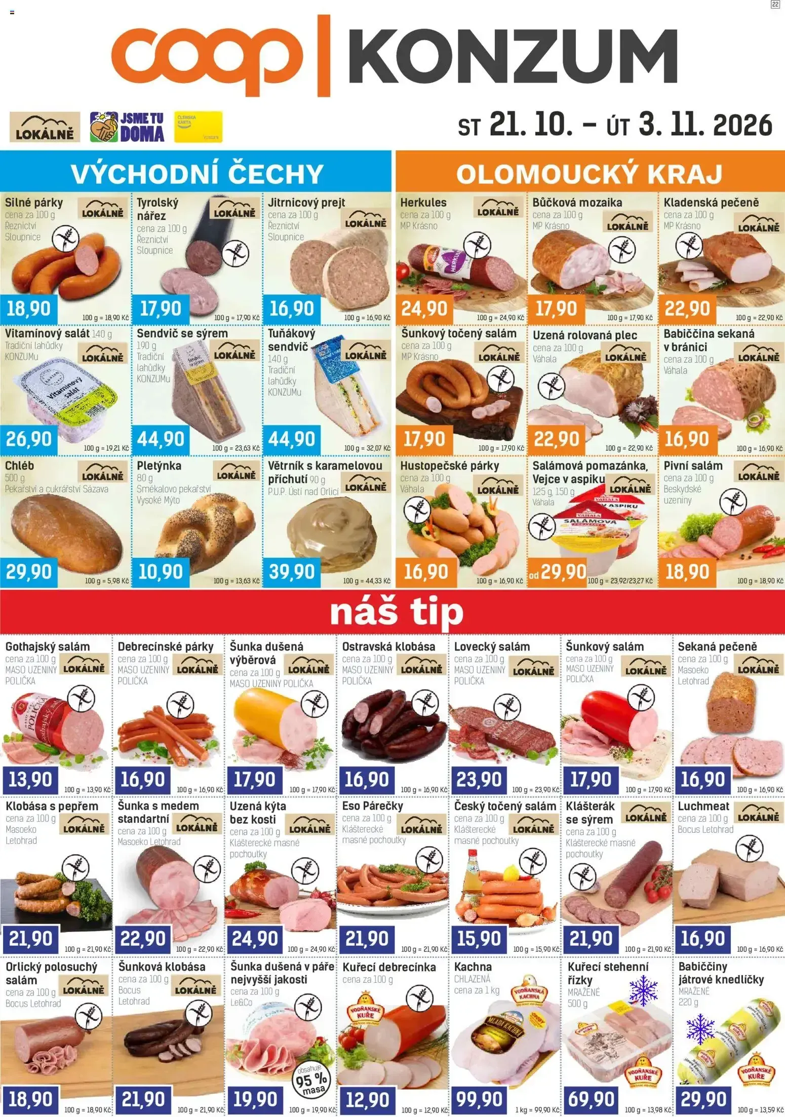 Konzum – Konzum leták (21.10.2026 – 03.11.2026)