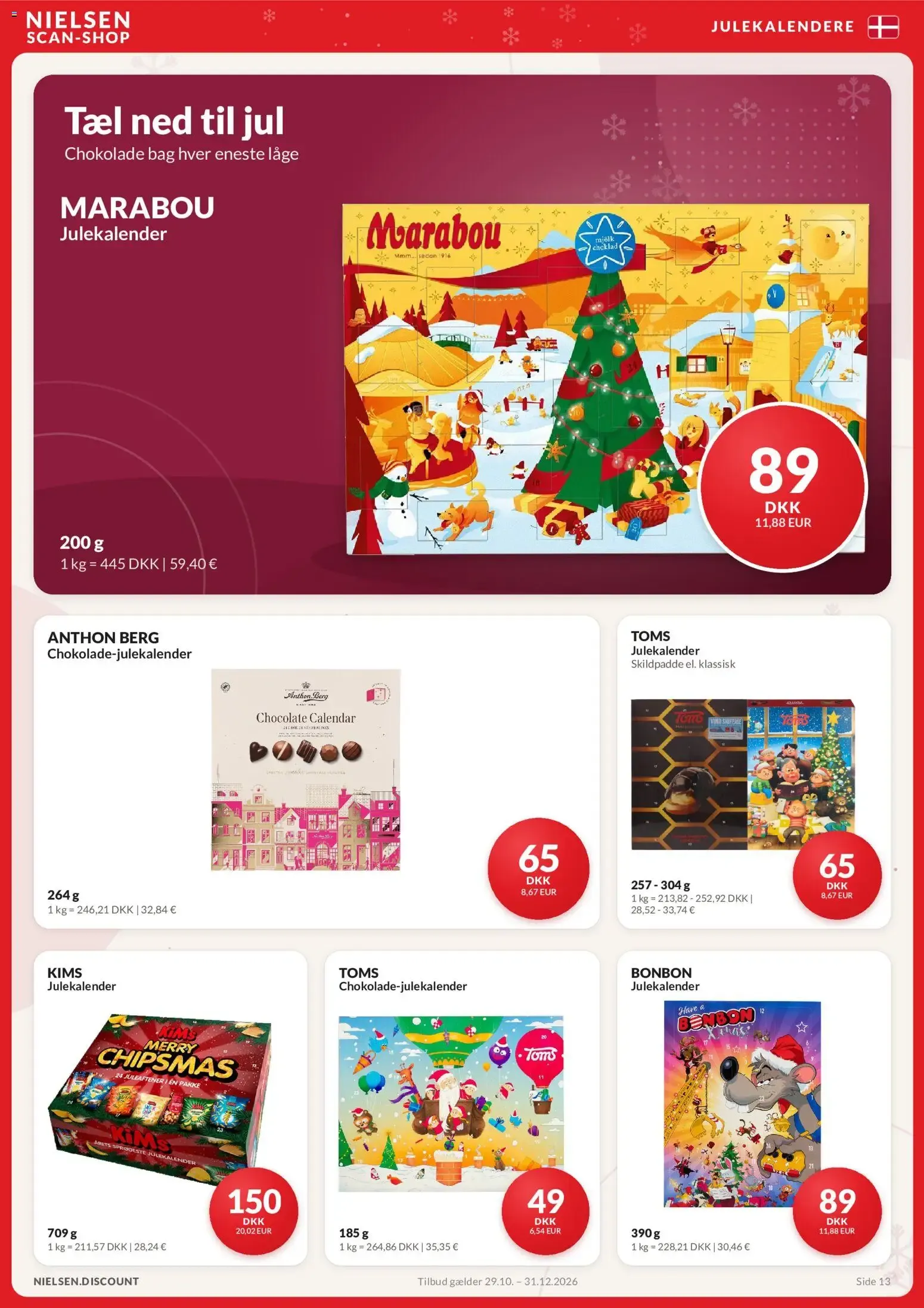 Nielsen Discount – Nielsen Discount tilbudsavis (29.10.2026 – 31.12.2026) – Side 13