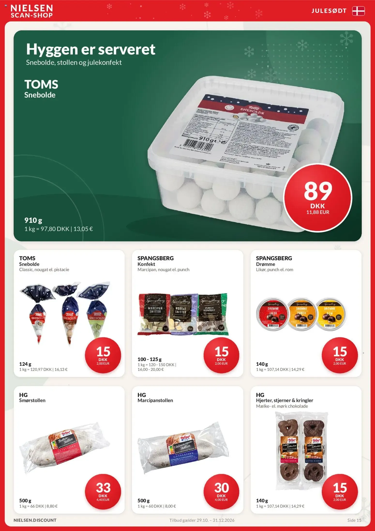 Nielsen Discount – Nielsen Discount tilbudsavis (29.10.2026 – 31.12.2026) – Side 15