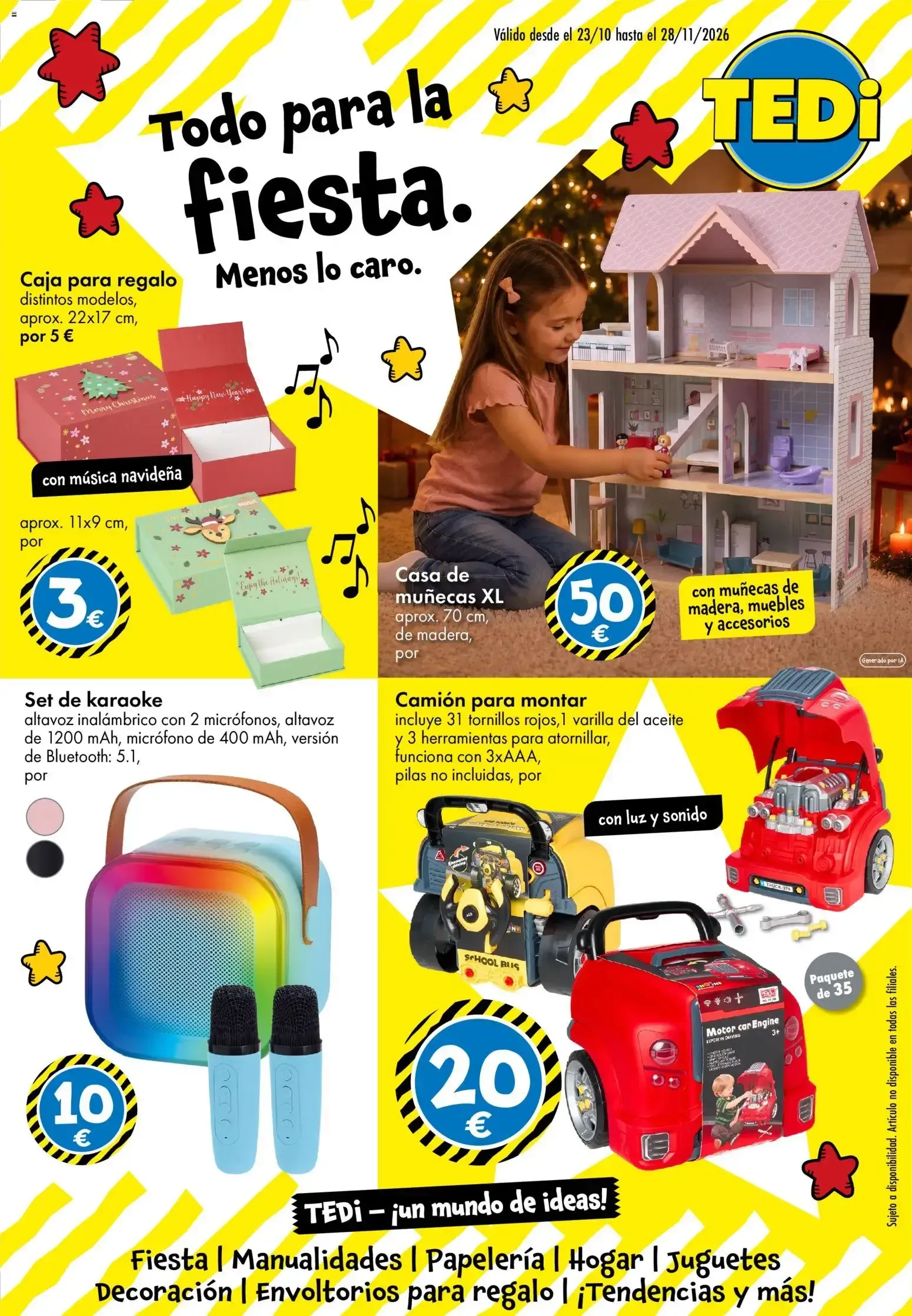 TEDi – TEDi folleto (23.10.2026 – 28.11.2026)