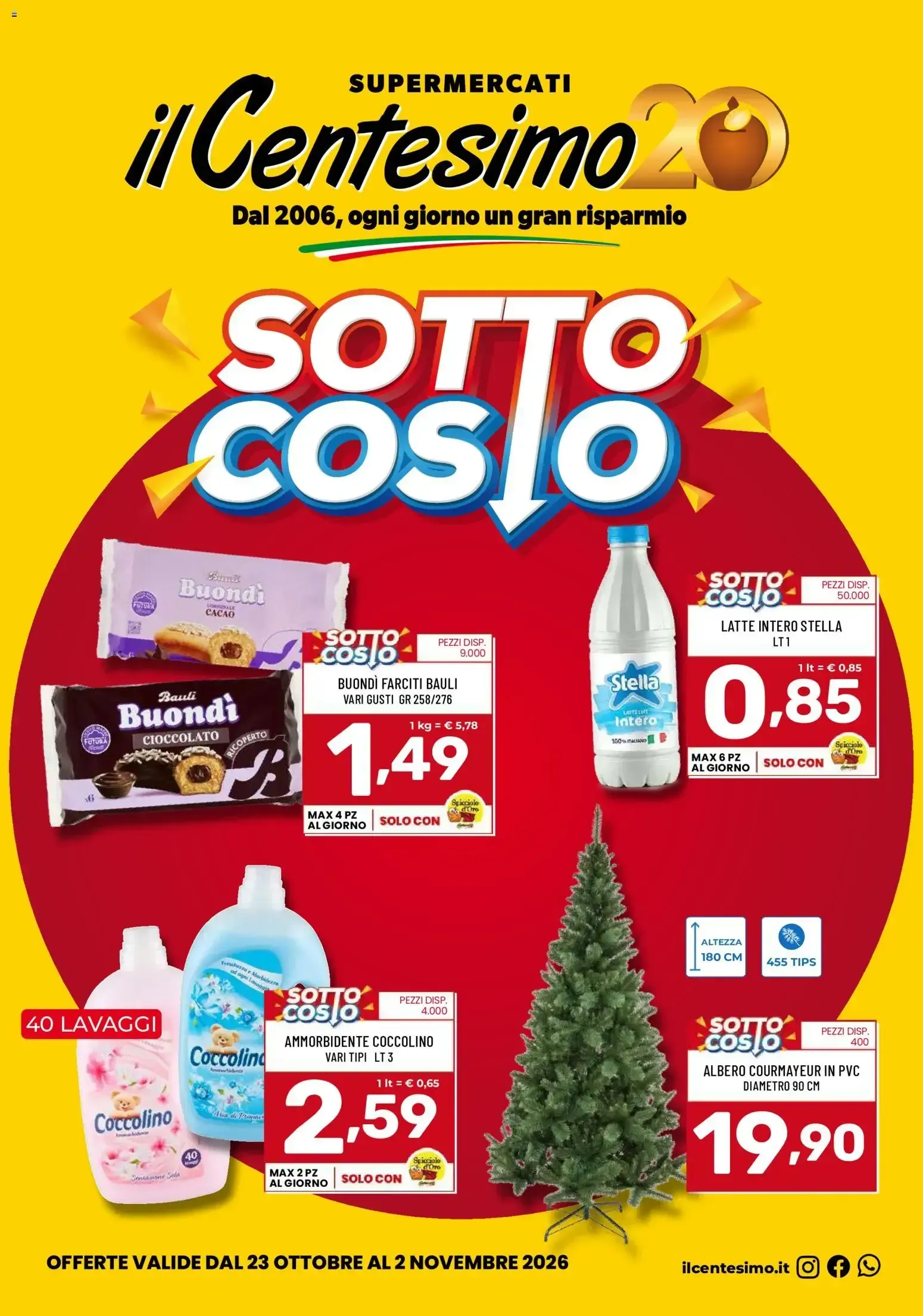 Il Centesimo – Il Centesimo volantino (23.10.2026 – 02.11.2026)