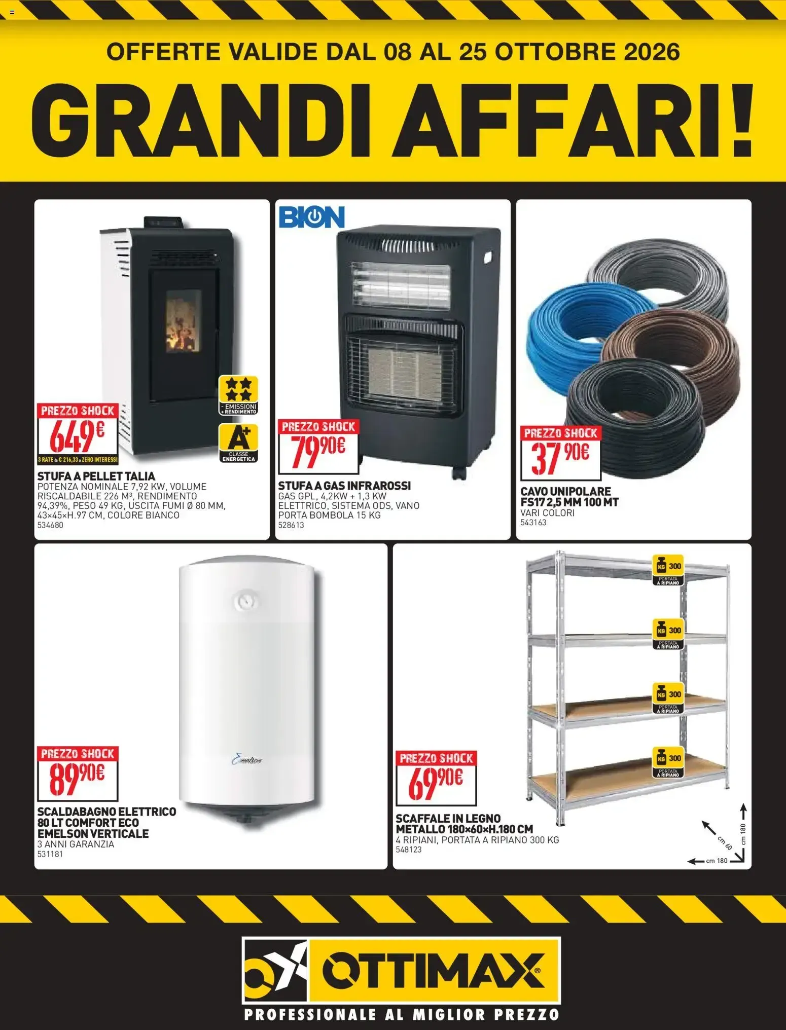 Ottimax – Ottimax volantino (08.10.2026 – 25.10.2026)