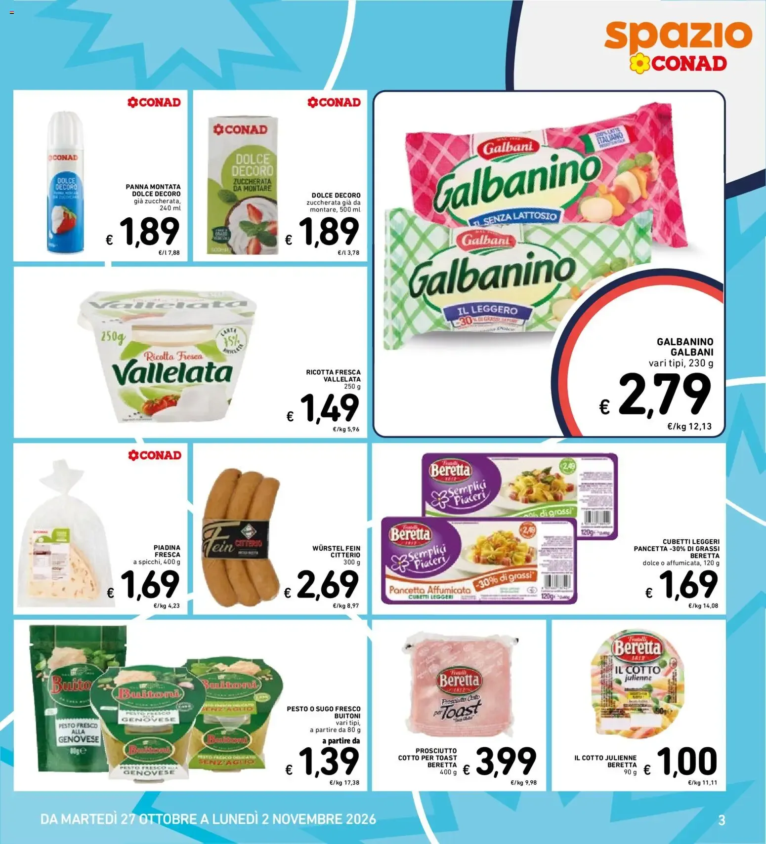Spazio Conad – Spazio Conad volantino (27.10.2026 – 02.11.2026) – Pagina 3