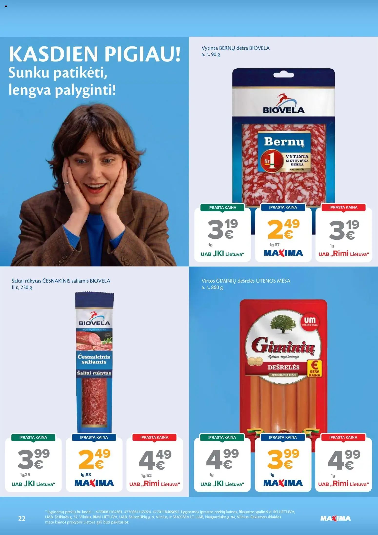 MAXIMA – MAXIMA leidinys (20.10.2026 – 26.10.2026) – Puslapis 22