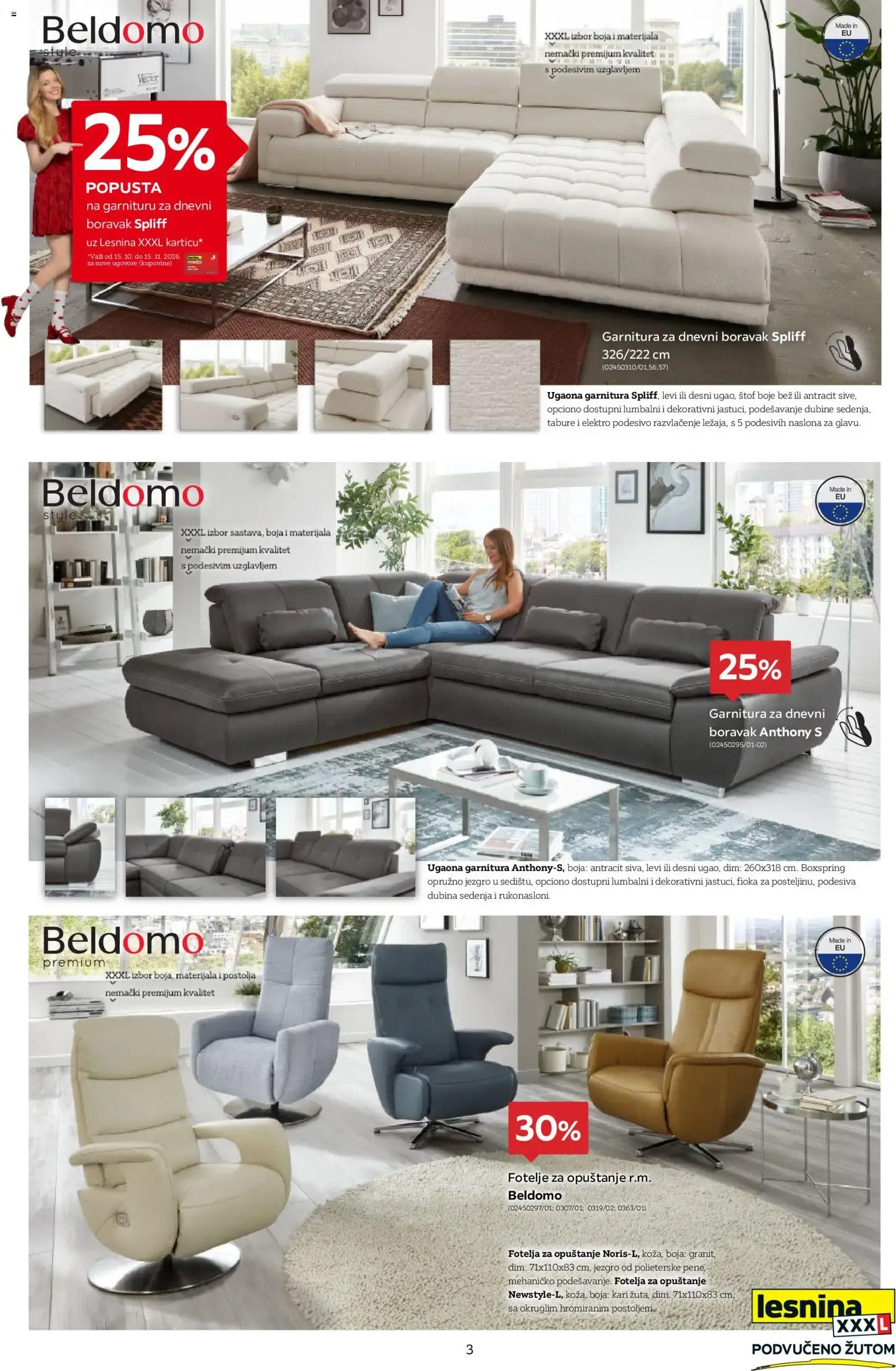 Lesnina XXXL – Lesnina XXXL katalog (15.10.2026 – 15.11.2026) – Strana 3