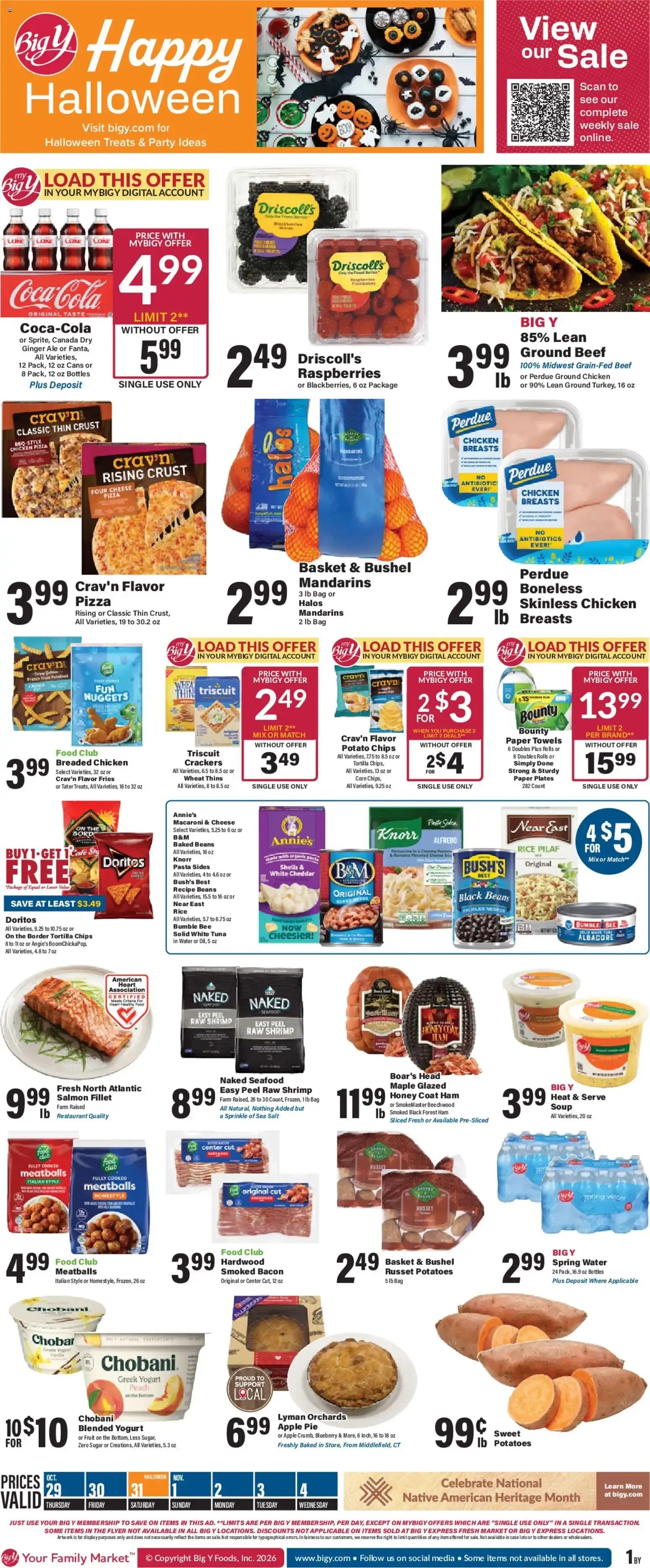 Big Y – Big Y Weekly Ad (29.10.2026 – 04.11.2026)