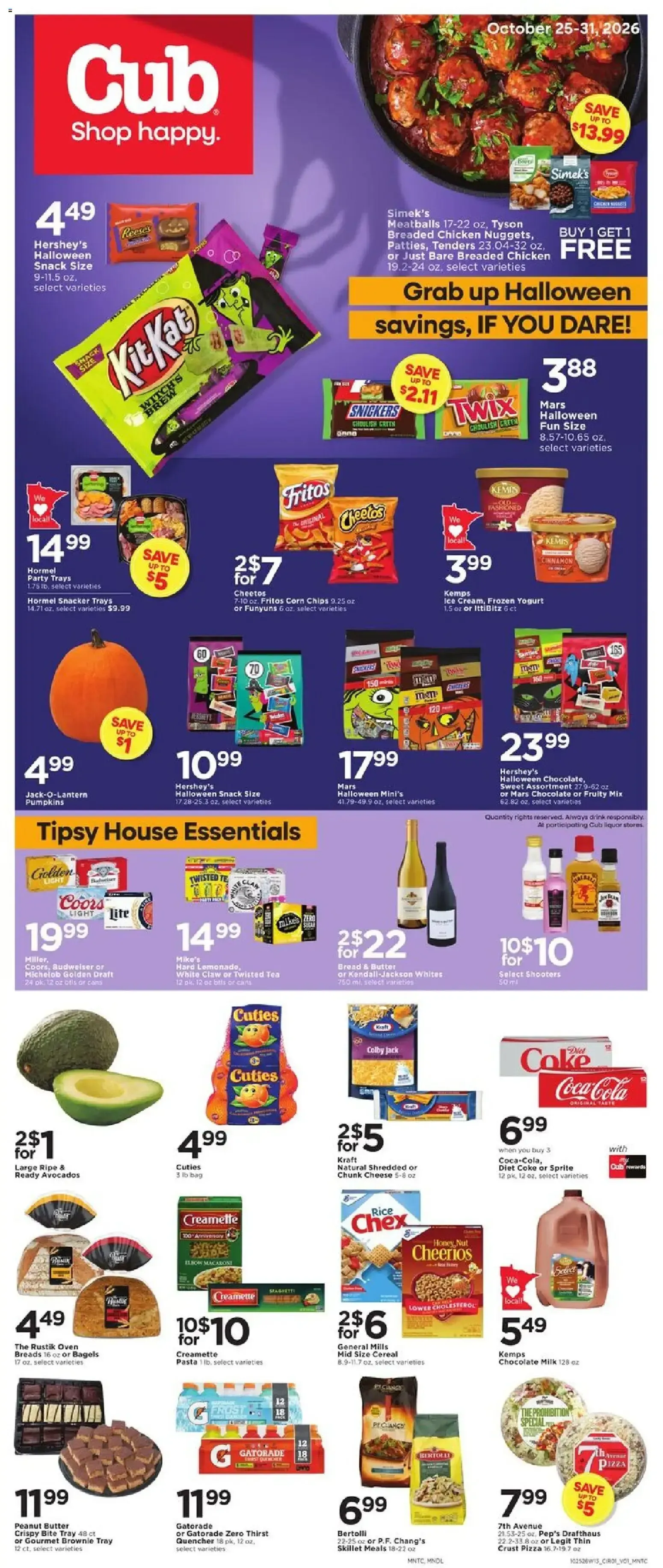 Cub Foods – Cub Foods Weekly Ad (25.10.2026 – 31.10.2026)