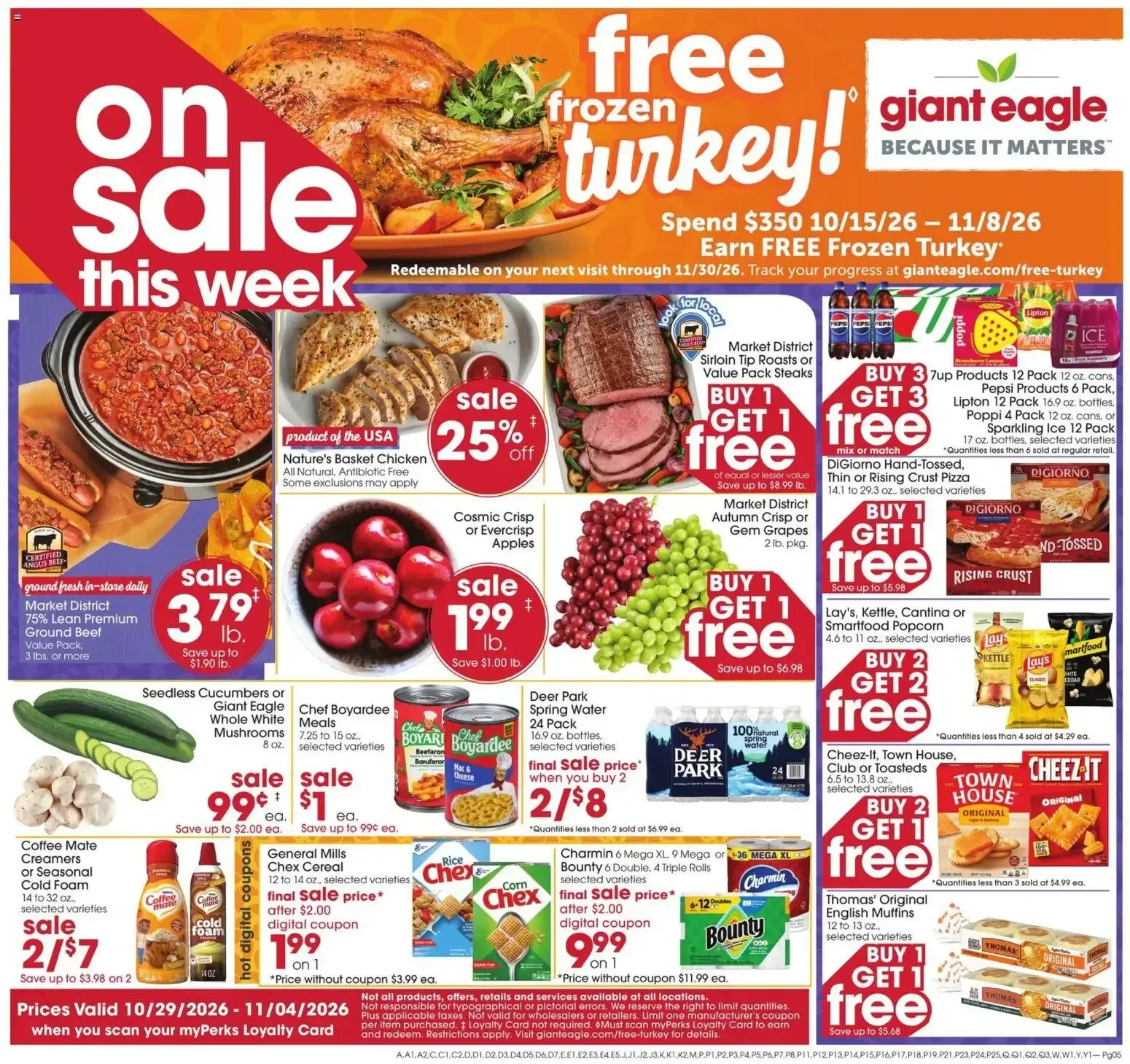 Giant Eagle – Giant Eagle Weekly Ad (29.10.2026 – 04.11.2026)