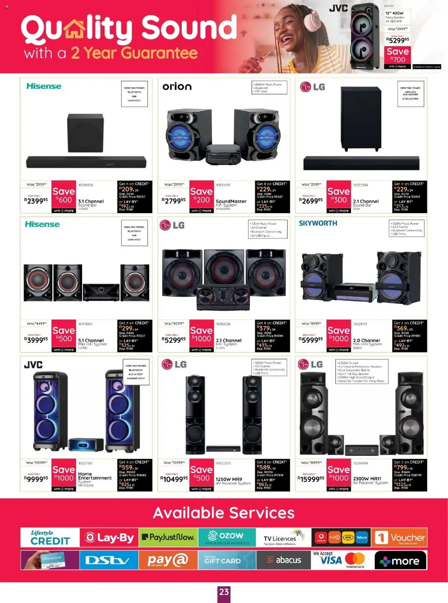 Bradlows – Bradlows Flyer (15.10.2026 – 08.11.2026) – Page 23