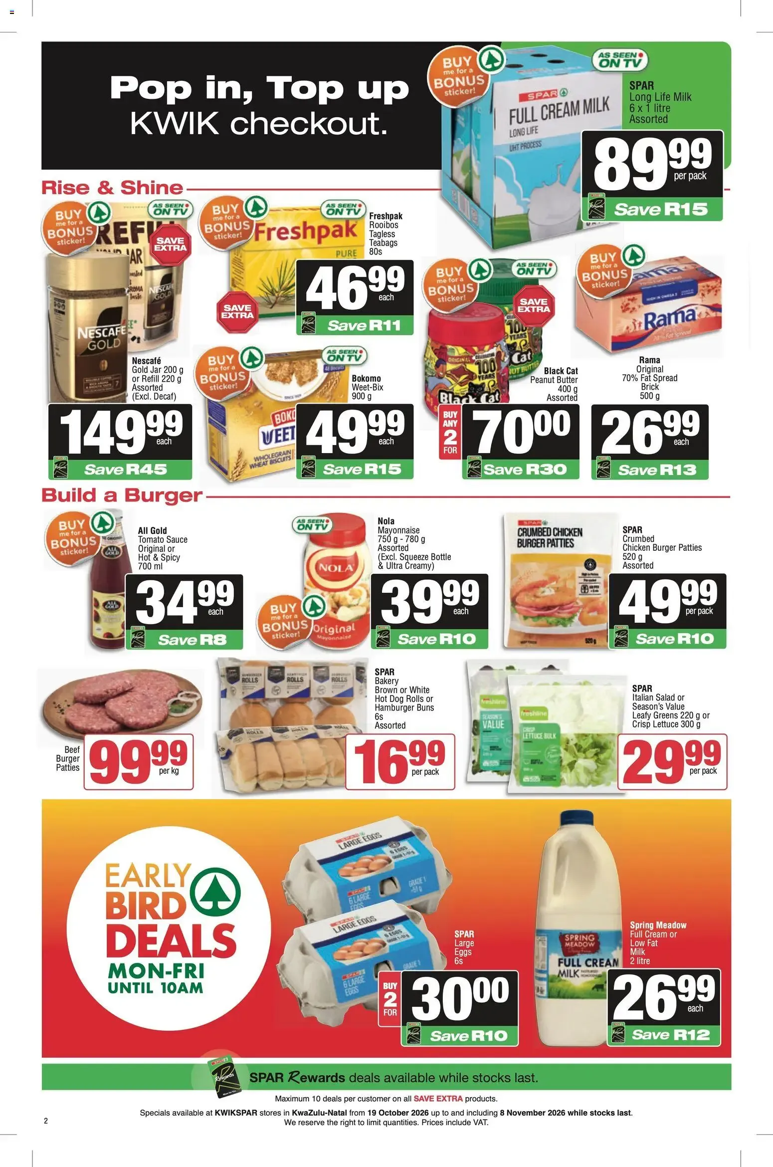 KWIKSPAR – KWIKSPAR Catalogue (19.10.2026 – 08.11.2026) – Page 2