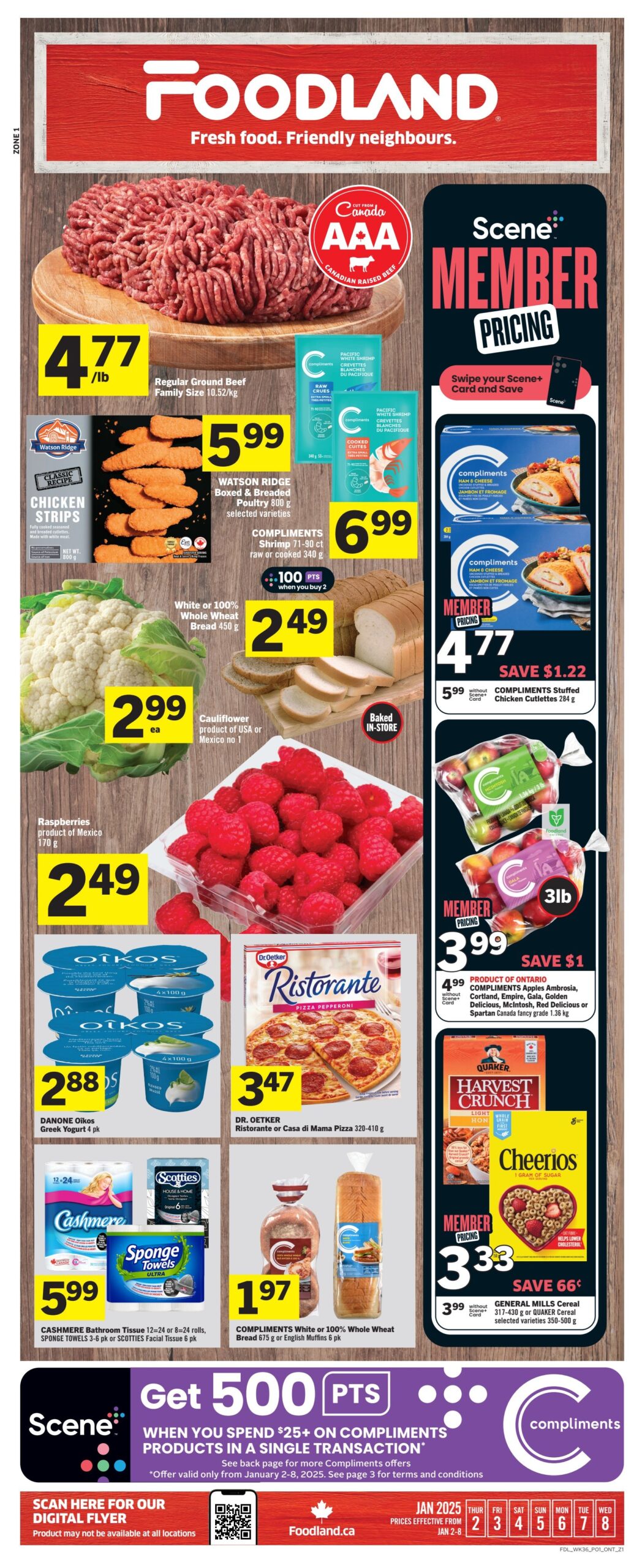 Foodland Flyer Sale January 2 – January 8, 2025