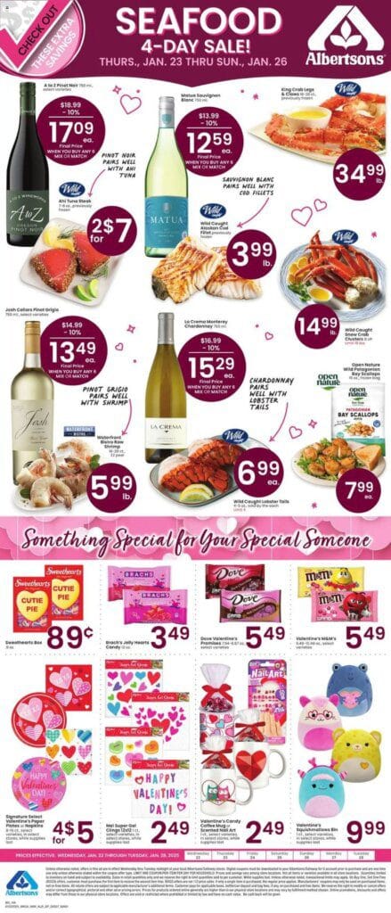 Albertsons Weekly Ad 0122 0128 2025 Flyer scaled