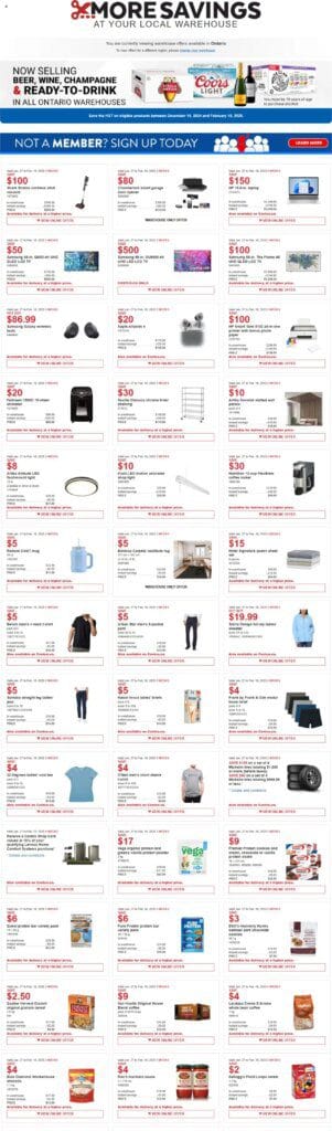 Costco flyer from Jan 27 2025 weekly specials scaled