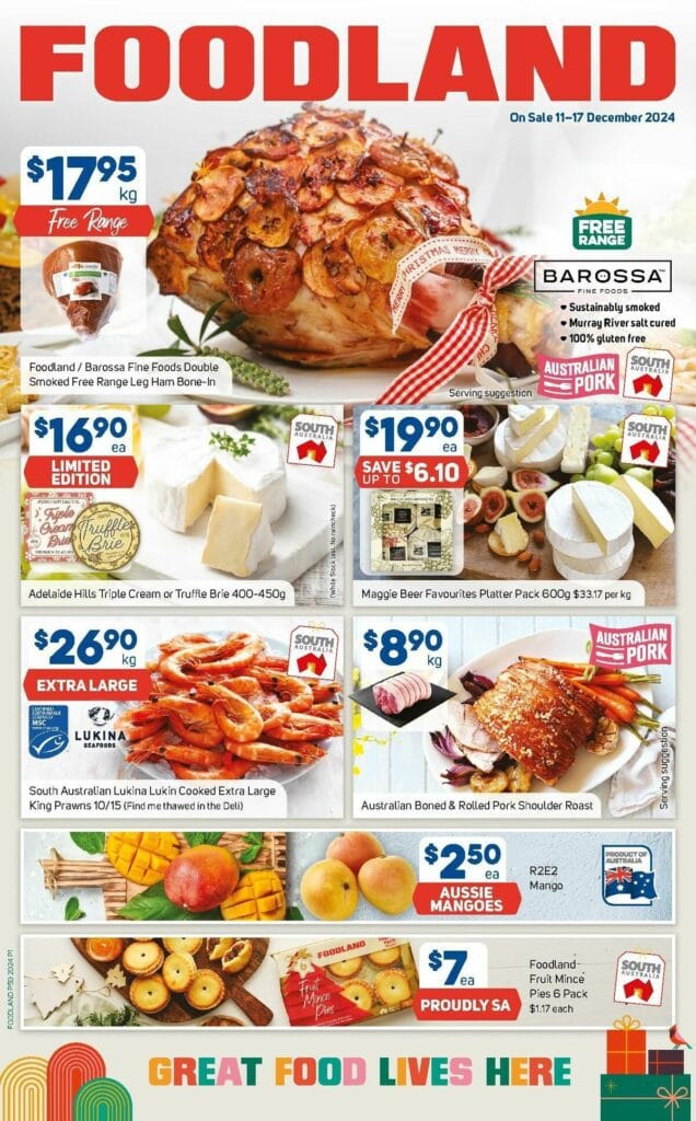 Foodland Catalogues from 11 DecemberFoodland Catalogues from 11 December Page