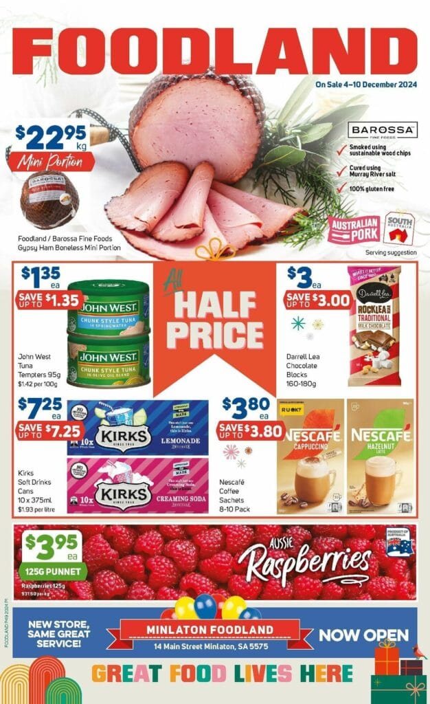 Foodland Catalogues from 4 DecemberFoodland Catalogues from 4 December Page