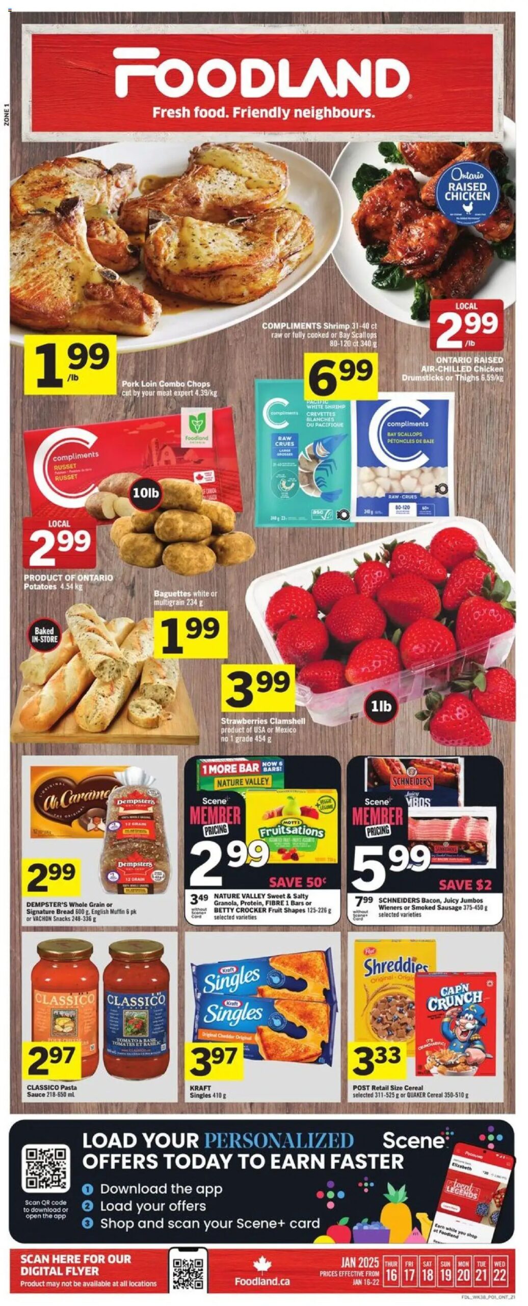 Foodland weekly flyer / circulaire from Jan 16, 2025 > weekly specials & deals
