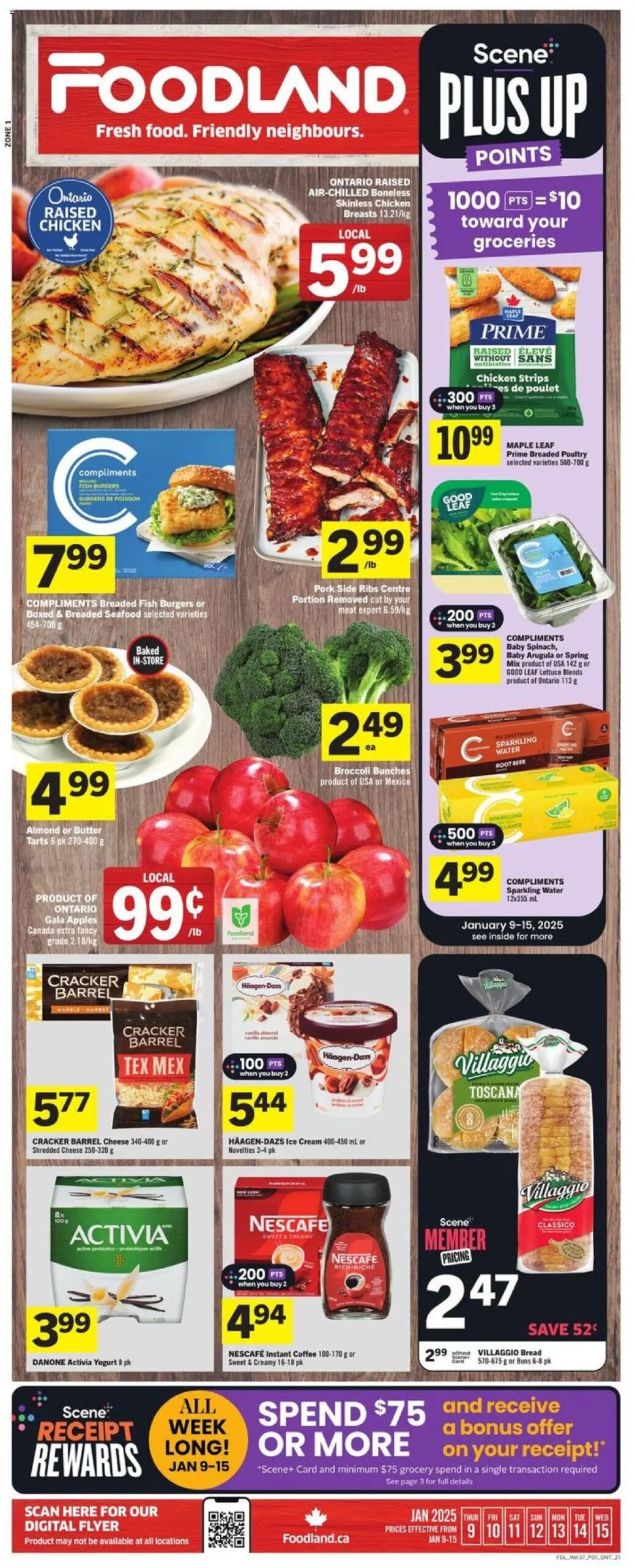 Foodland weekly flyer / circulaire from Jan. 9, 2025 > weekly specials & deals