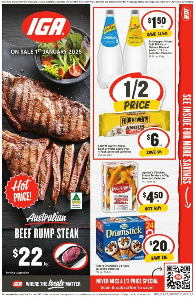 IGA Catalogues from 1 JanuaryIGA Catalogues from 1 January Page