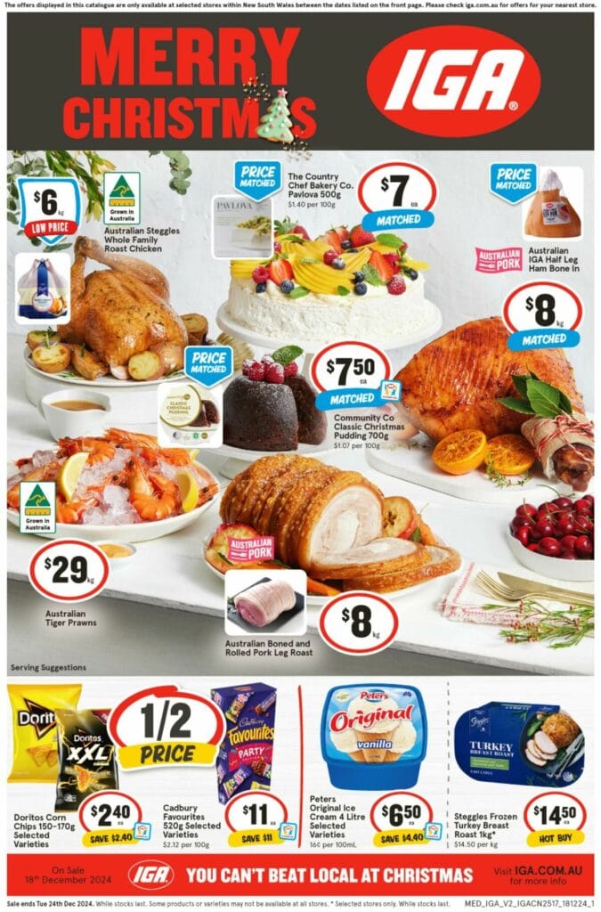 IGA Catalogues from 18 DecemberIGA Catalogues from 18 December Page