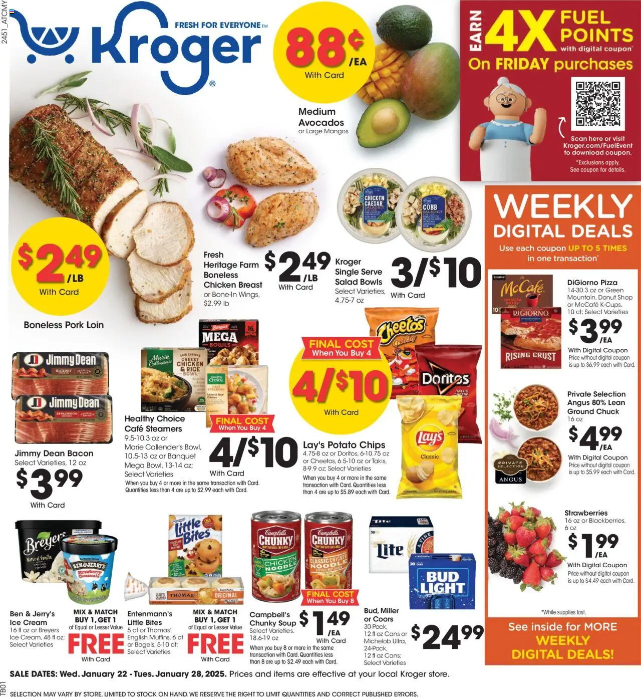 Kroger Weekly Ad (01/22 - 01/28 2025) - Flyer
