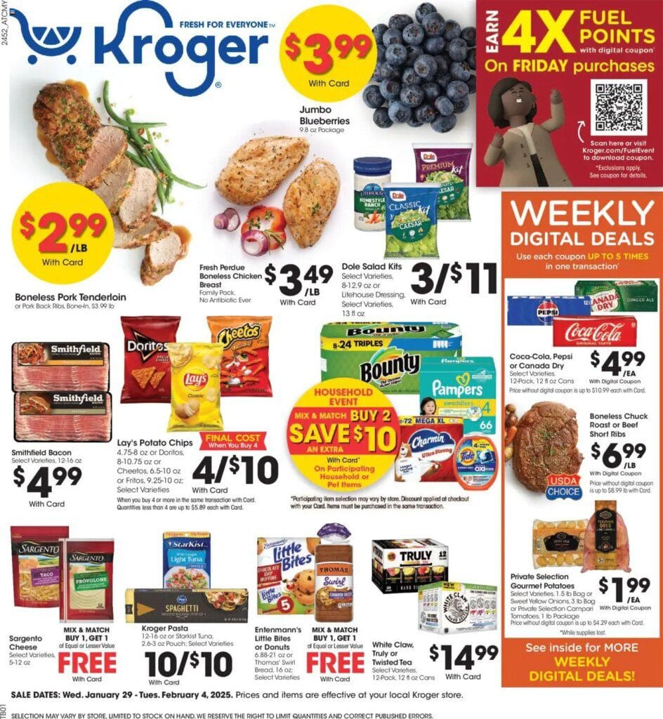 Kroger Weekly Ad 0129 0204 2025 Flyer