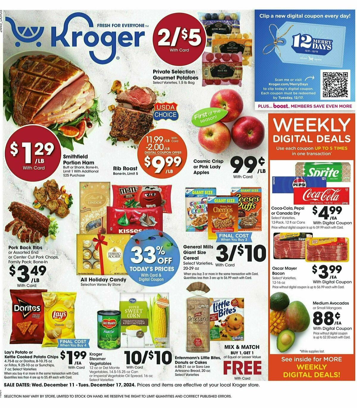 Kroger Weekly Ad from December 11Kroger Weekly Ad from December 11- Page 3Kroger Weekly Ad from December 11- Page 4Kroger Weekly Ad from December 11- Page 5Kroger Weekly Ad from December 11- Page 6Kroger Weekly Ad from December 11- Page 7Kroger Weekly Ad from December 11- Page 8Kroger Weekly Ad from December 11- Page 9Kroger Weekly Ad from December 11- Page 10