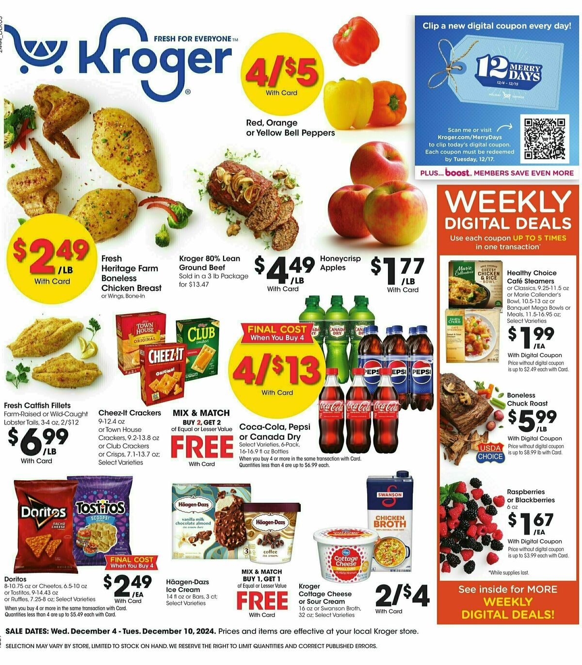Kroger Weekly Ad from December 4Kroger Weekly Ad from December 4- Page 3Kroger Weekly Ad from December 4- Page 4Kroger Weekly Ad from December 4- Page 5Kroger Weekly Ad from December 4- Page 6Kroger Weekly Ad from December 4- Page 7Kroger Weekly Ad from December 4- Page 8Kroger Weekly Ad from December 4- Page 9Kroger Weekly Ad from December 4- Page 10Kroger Weekly Ad from December 4- Page 11