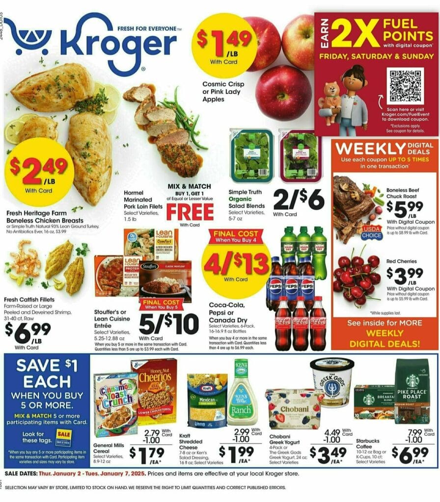 Kroger Weekly Ad from January 2Kroger Weekly Ad from January
