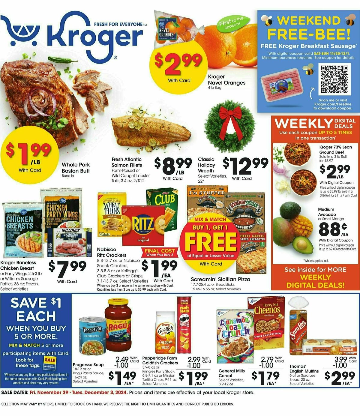 Kroger Weekly Ad from November 29Kroger Weekly Ad from November 29- Page 3Kroger Weekly Ad from November 29- Page 4Kroger Weekly Ad from November 29- Page 5Kroger Weekly Ad from November 29- Page 6Kroger Weekly Ad from November 29- Page 7Kroger Weekly Ad from November 29- Page 8Kroger Weekly Ad from November 29- Page 9Kroger Weekly Ad from November 29- Page 10