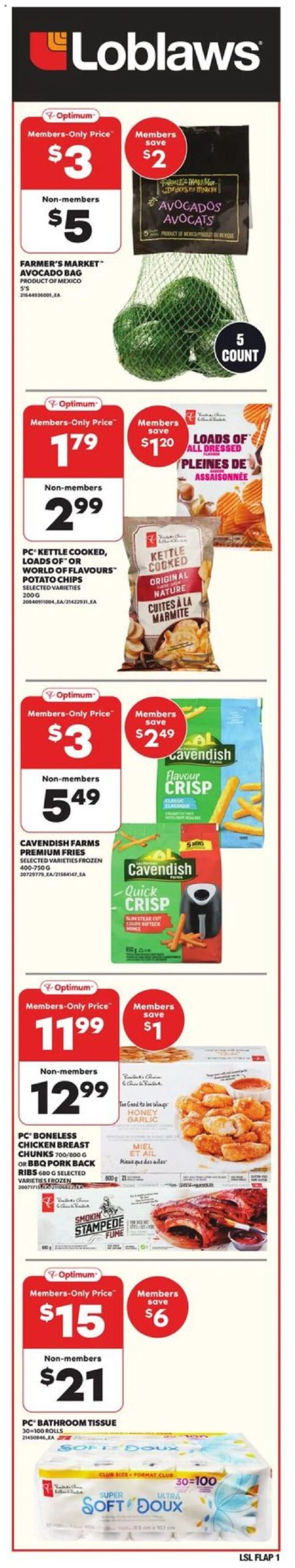 Loblaws weekly flyer / circulaire from Jan 23, 2025 > weekly specials & deals