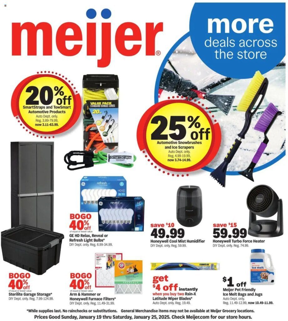 Meijer More Deals Across the Store 0119 0125 2025
