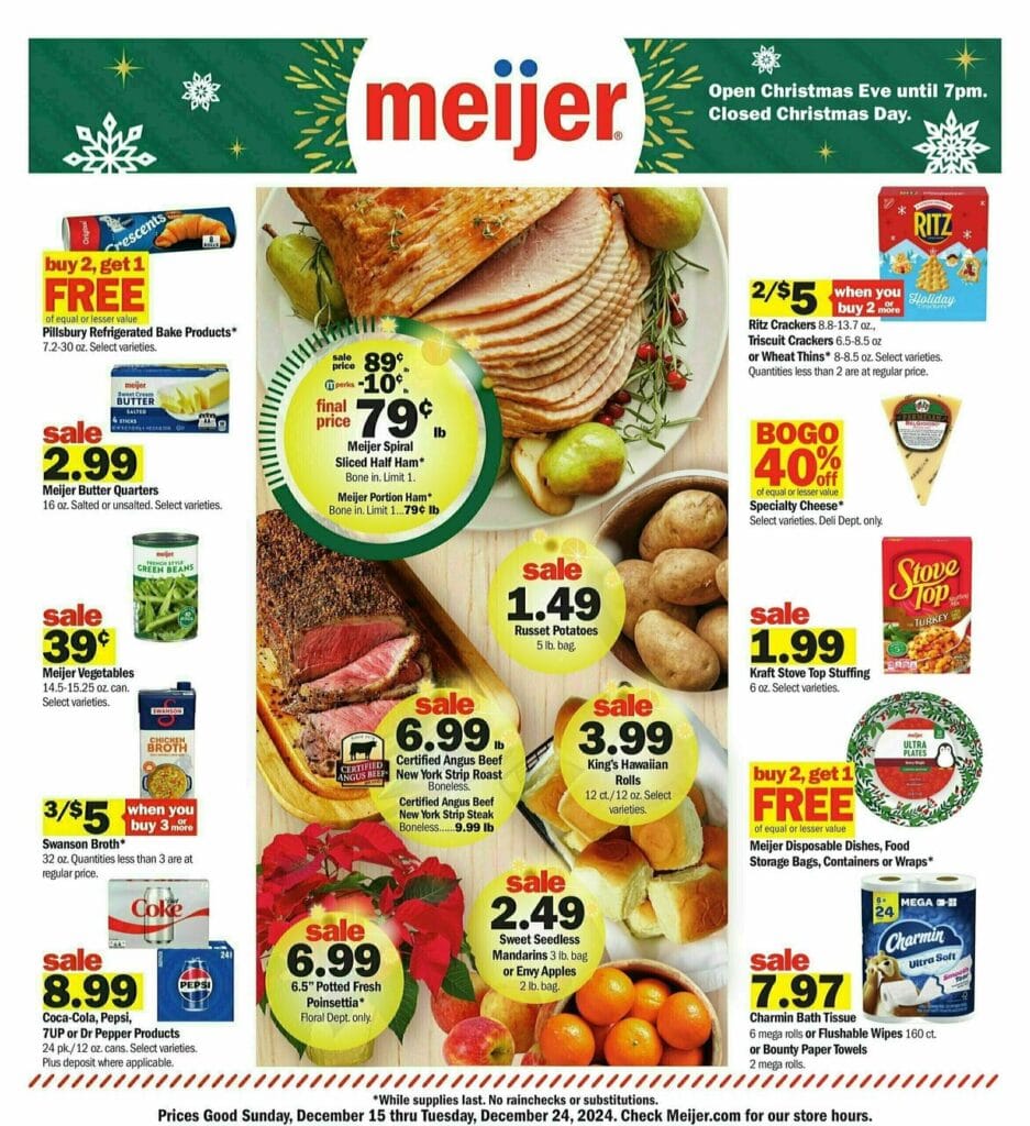 Meijer Weekly Ad from December 15Meijer Weekly Ad from December