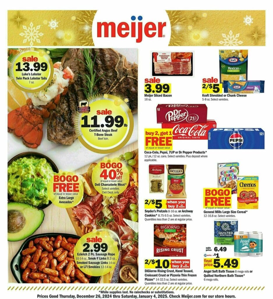 Meijer Weekly Ad from December 26Meijer Weekly Ad from December