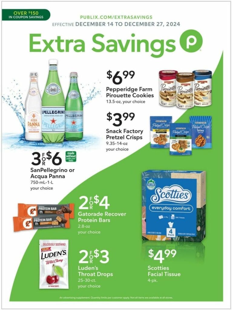 Publix Extra Savings Weekly Ad from December 14Publix Extra Savings