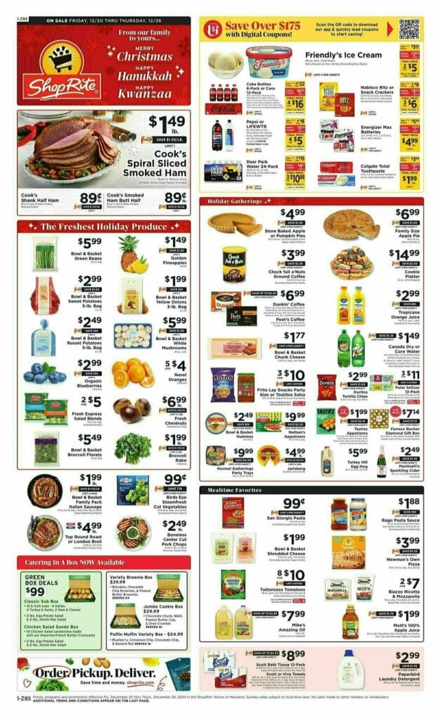 ShopRite Weekly Ad from December 20ShopRite Weekly Ad from December