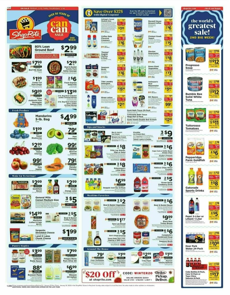 ShopRite Weekly Ad from January 10ShopRite Weekly Ad from January