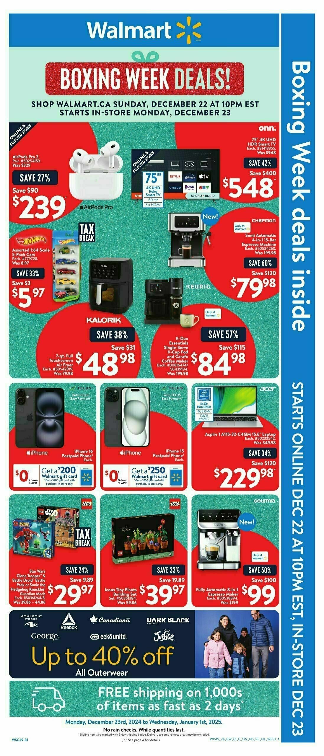 Walmart Boxing Week Flyer Flyer from December 23Walmart Boxing Week Flyer Flyer from December 23- Page 3Walmart Boxing Week Flyer Flyer from December 23- Page 4Walmart Boxing Week Flyer Flyer from December 23- Page 5Walmart Boxing Week Flyer Flyer from December 23- Page 6Walmart Boxing Week Flyer Flyer from December 23- Page 7Walmart Boxing Week Flyer Flyer from December 23- Page 8Walmart Boxing Week Flyer Flyer from December 23- Page 9Walmart Boxing Week Flyer Flyer from December 23- Page 10