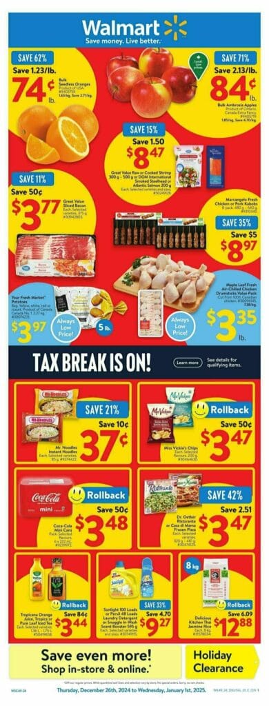 Walmart Flyer from December 26Walmart Flyer from December 26 Page