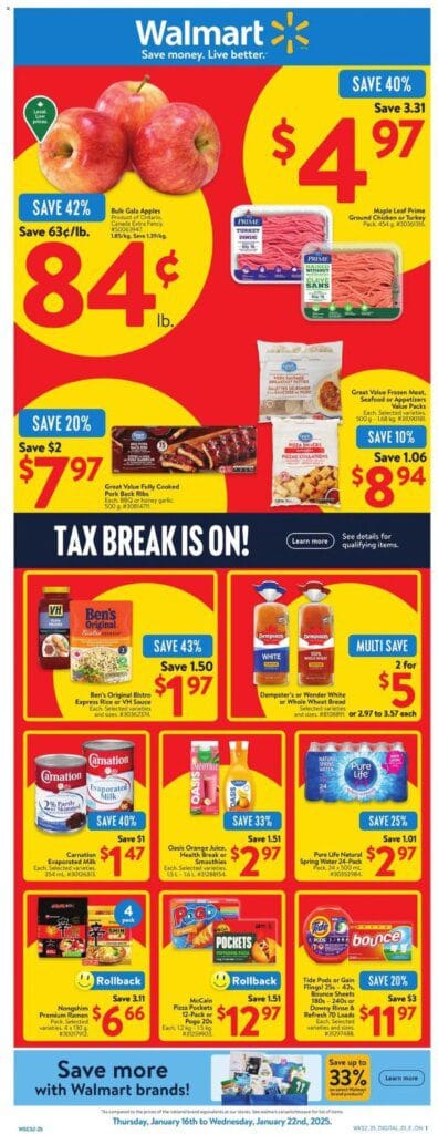 Walmart weekly flyer from Jan 16 2025 weekly specials scaled