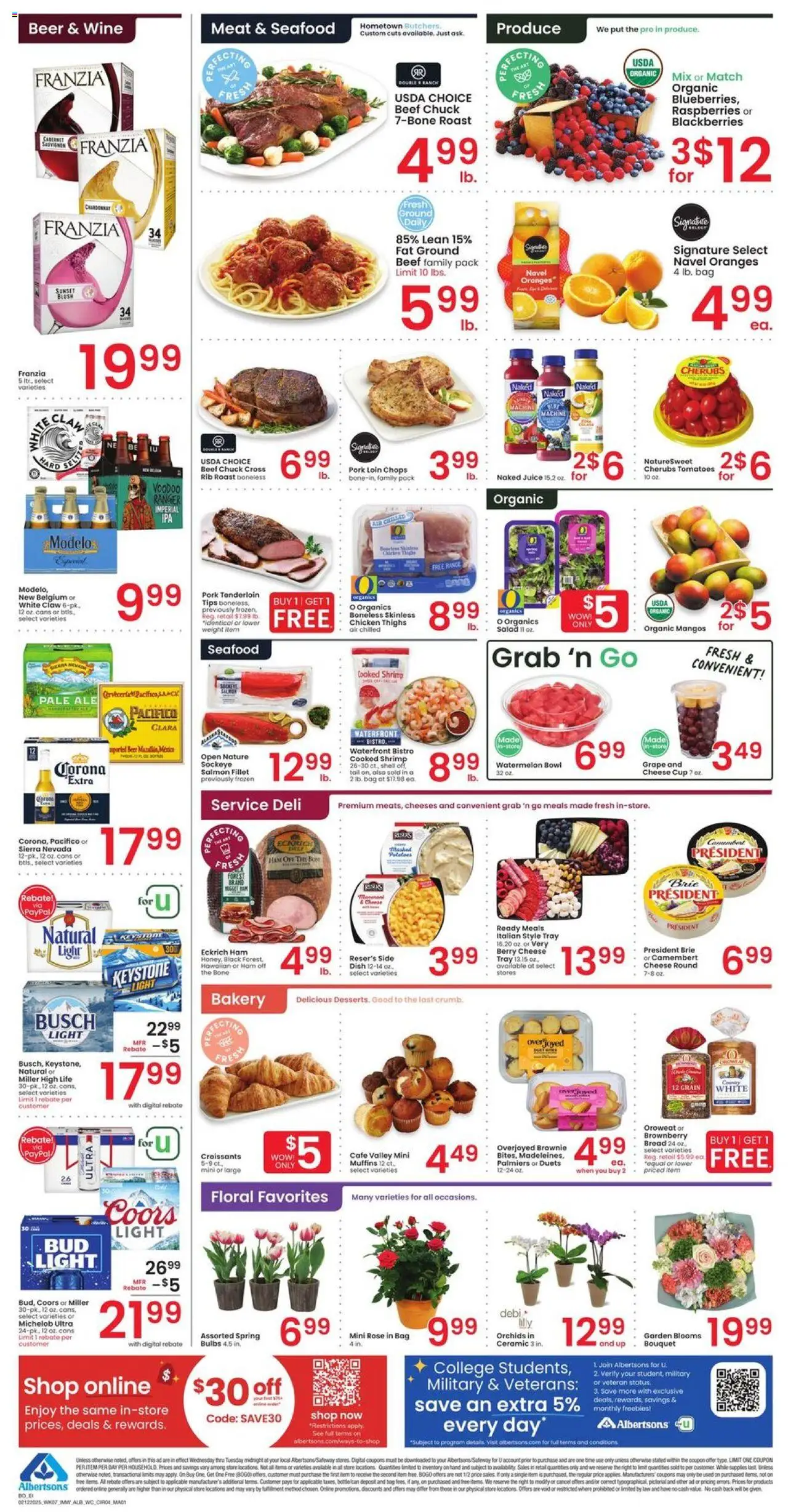 Albertsons Weekly ad from 02/12/2025 - Valetine's day - Page number 4
